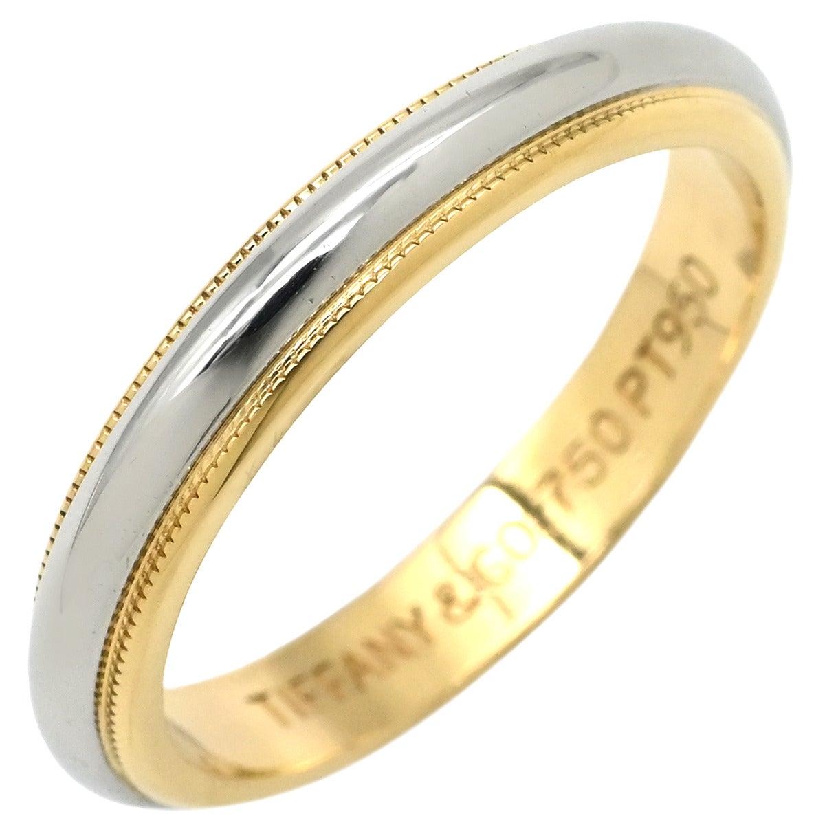 ティファニー Tiffany & Co リング 指輪 ミルグレイン バンドリング