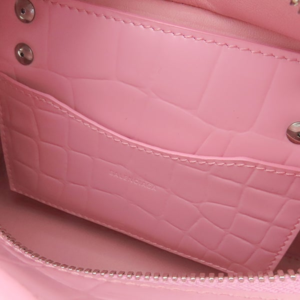 バレンシアガ クラシック シティ ミニ 2WAY ハンドバッグ ピンク バレンシアガ BALENCIAGA 2WAYバッグ ネオ クラシックシティ ミニ