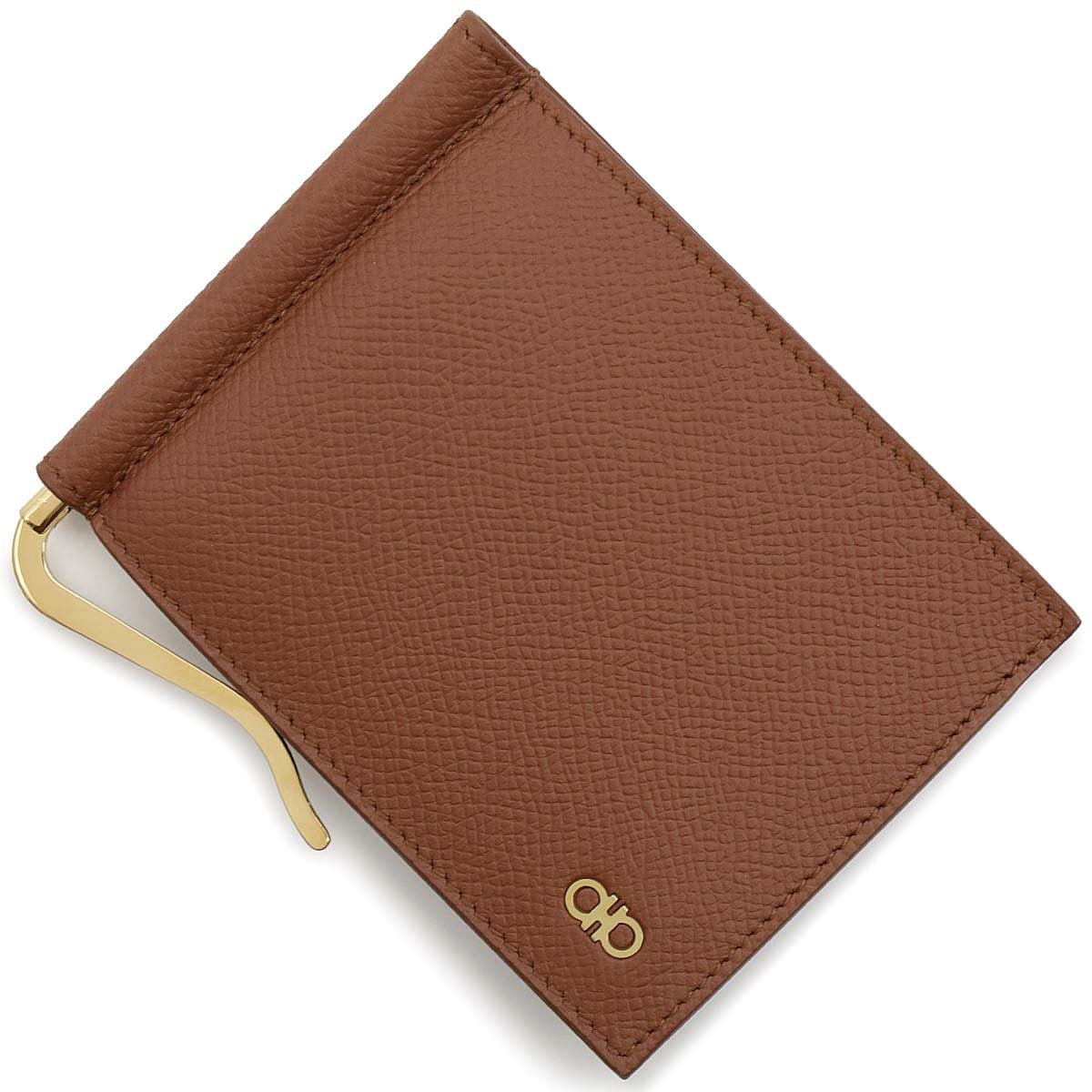 フェラガモ 二つ折り財布（札入れ） 財布 メンズ ダブル ガンチーニ