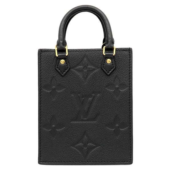 ルイヴィトン LOUIS VUITTON 2WAYバッグ プティット サックプラ モノグラムアンプラント ノワール ゴールド金具 黒 ショルダー M81417 RFID【中古】 ルイヴィトン LOUIS VUITTON 2WAYバッグ プティット サックプラ