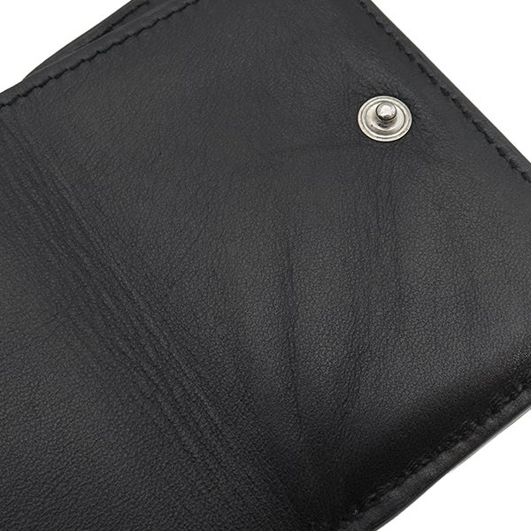 サンローラン SAINT LAURENT 三つ折り財布 YSL ロゴ コンパクト