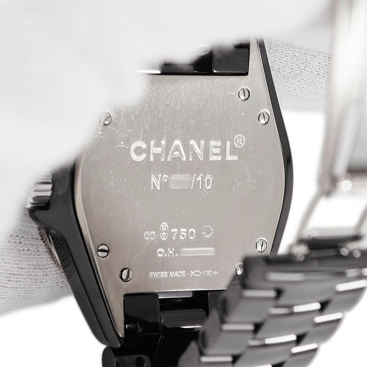 シャネル CHANEL J12 H2611 K18WG×セラミック コンビ 純正ダイヤ