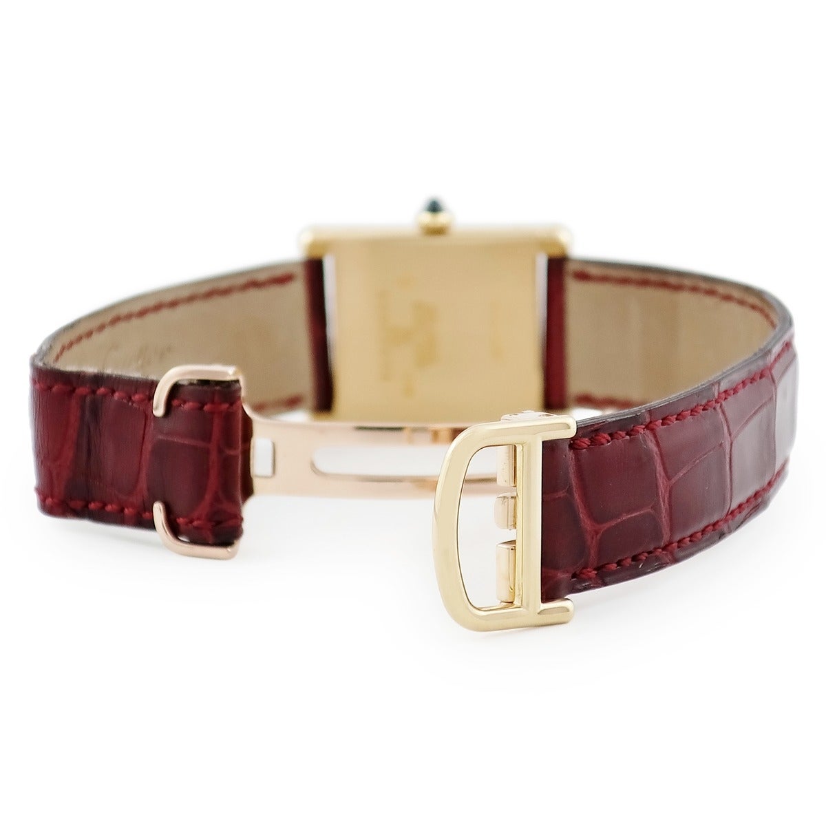 カルティエ Cartier タンク ルイ カルティエ LM W1527851 OH済 K18YG