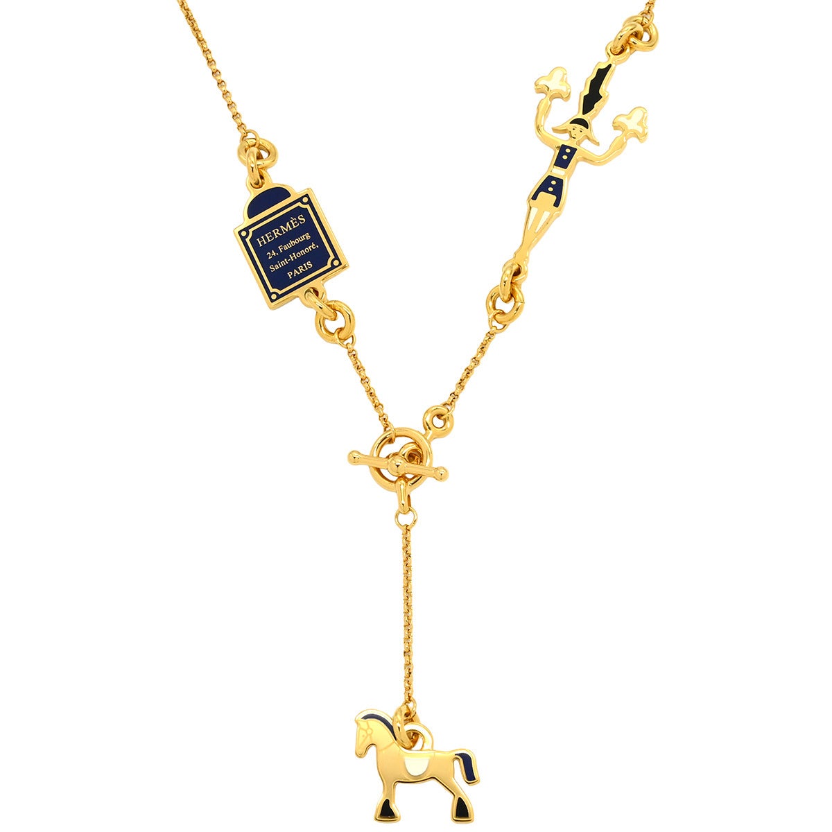 エルメス HERMES ネックレス シュバル グランド パラード GP マルチ