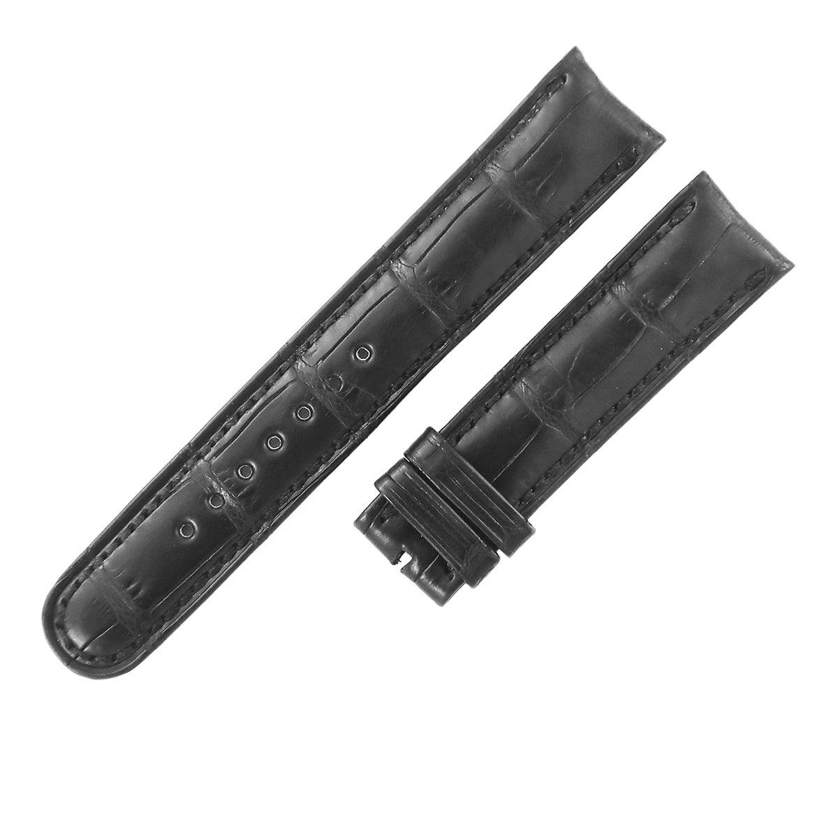 ROGER DUBUIS クロコベルト ブラック 17ｍｍ　新品 ロジェデュブイ ROGER DUBUIS 腕時計パーツ クロコダイル ブラック