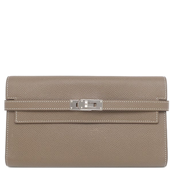 エルメス HERMES 長財布 ケリーウォレット ロング ヴォーエプソン