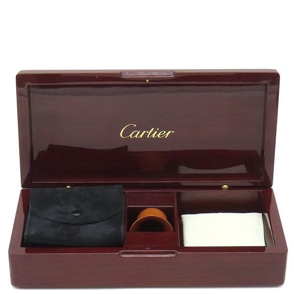 カルティエ Cartier 小物 時計ケース ジュエリーケース ウッド