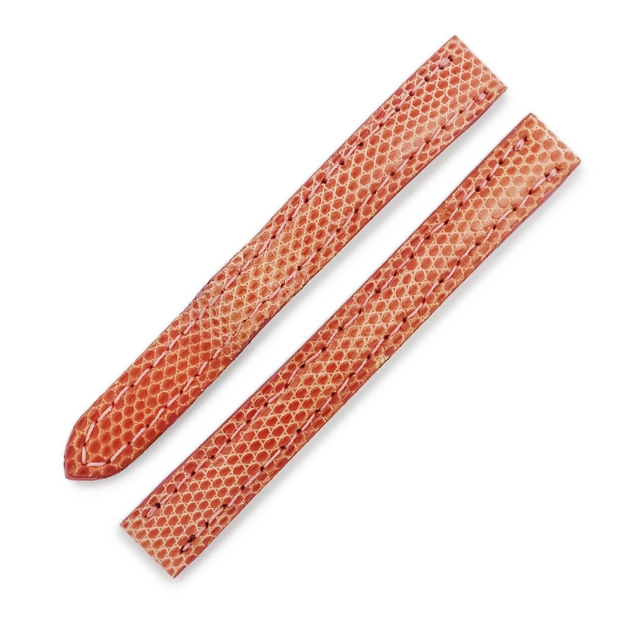 【 新品 未使用 】カルティエ Cartier 時計ベルト ストラップ カルティエ Cartier 腕時計パーツ 純正 バックル用 リザード ピンク