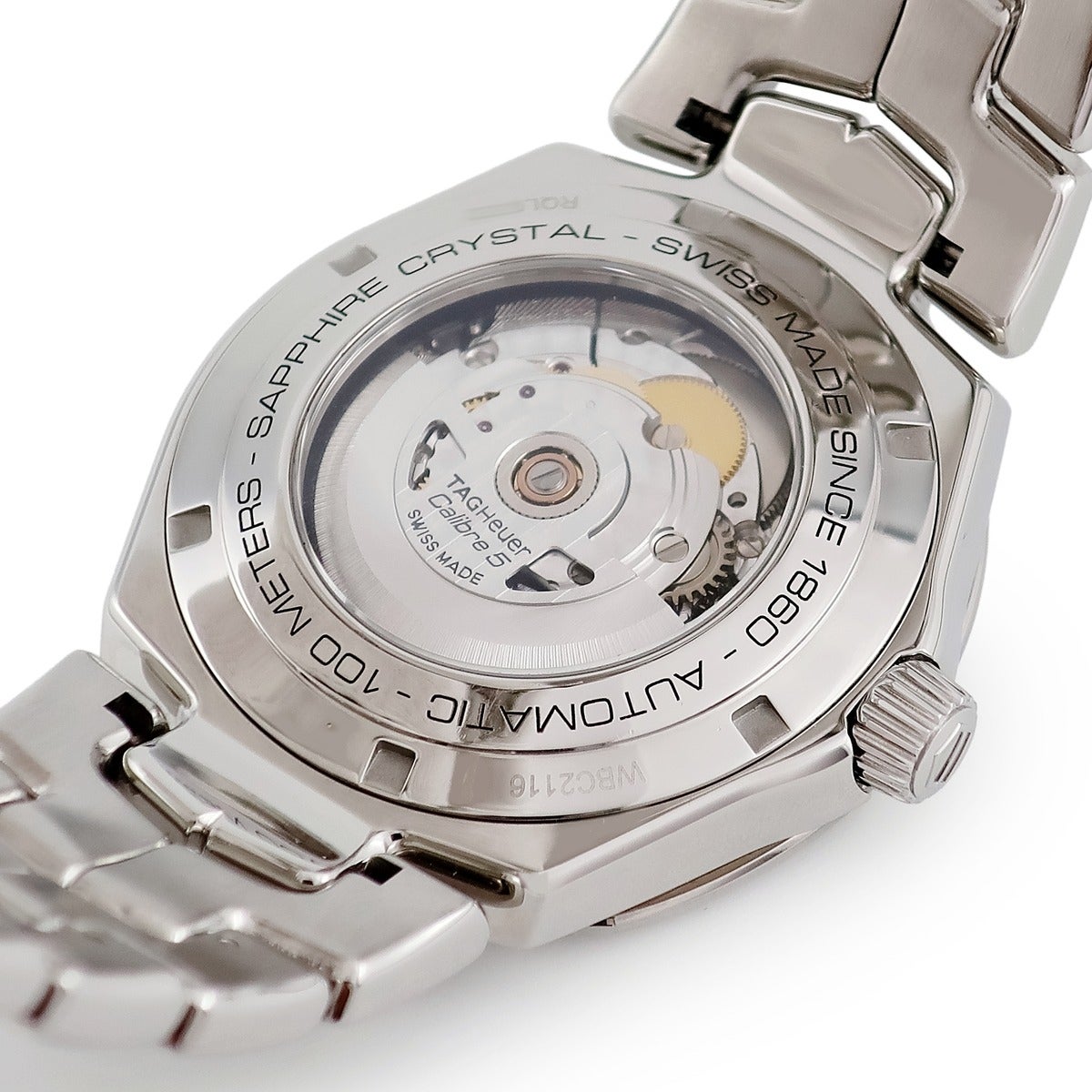 タグホイヤー TAG Heuer リンク キャリバー5 フルダイヤモンド 41mm