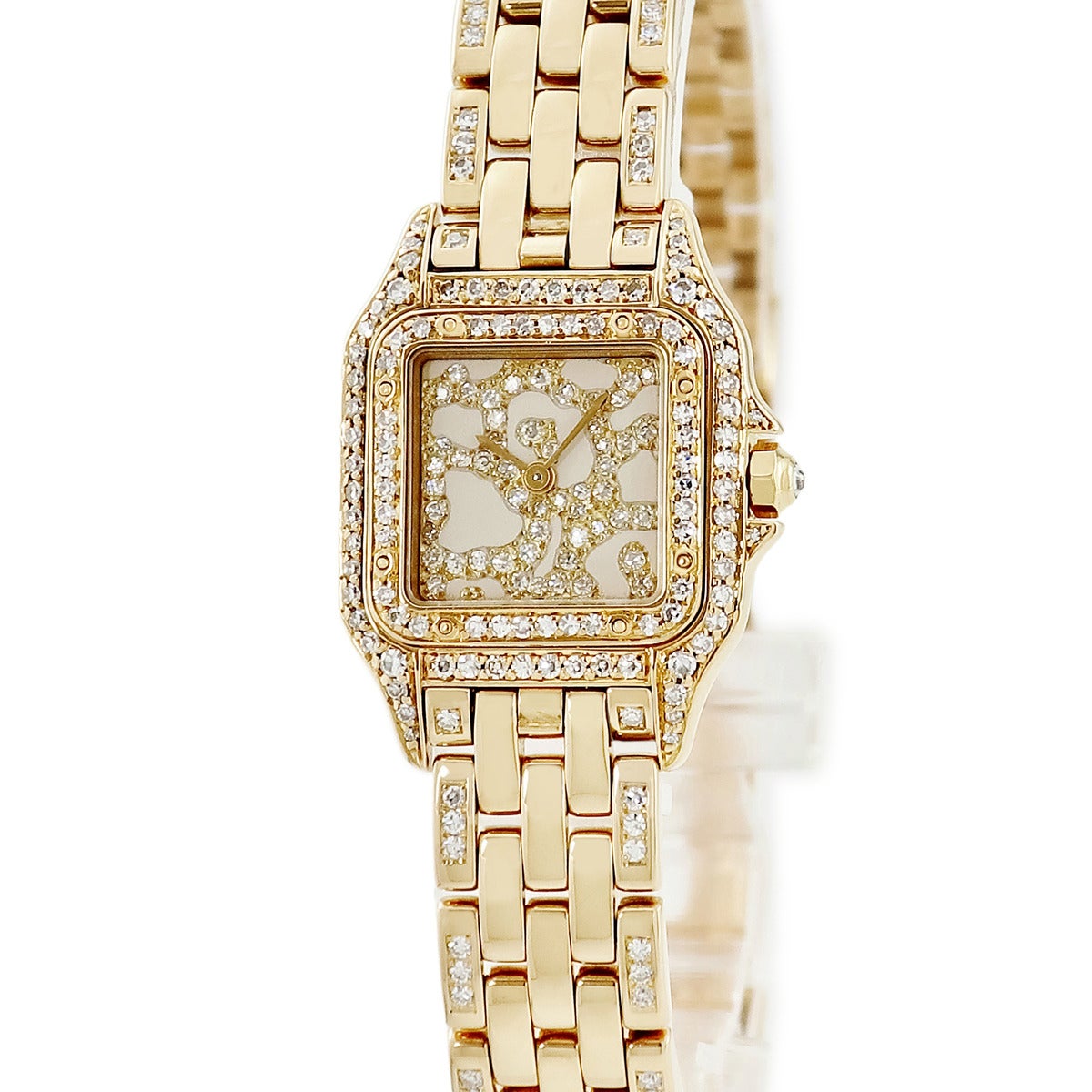 カルティエ Cartier パンテール SM WF3005B9 K18YG無垢 スクエア