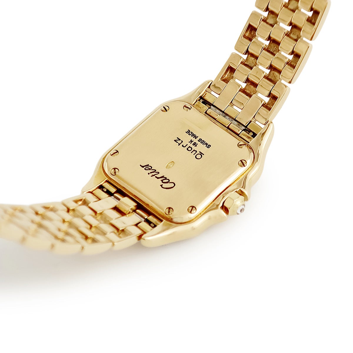 カルティエ Cartier パンテール SM WF3005B9 K18YG無垢 スクエア