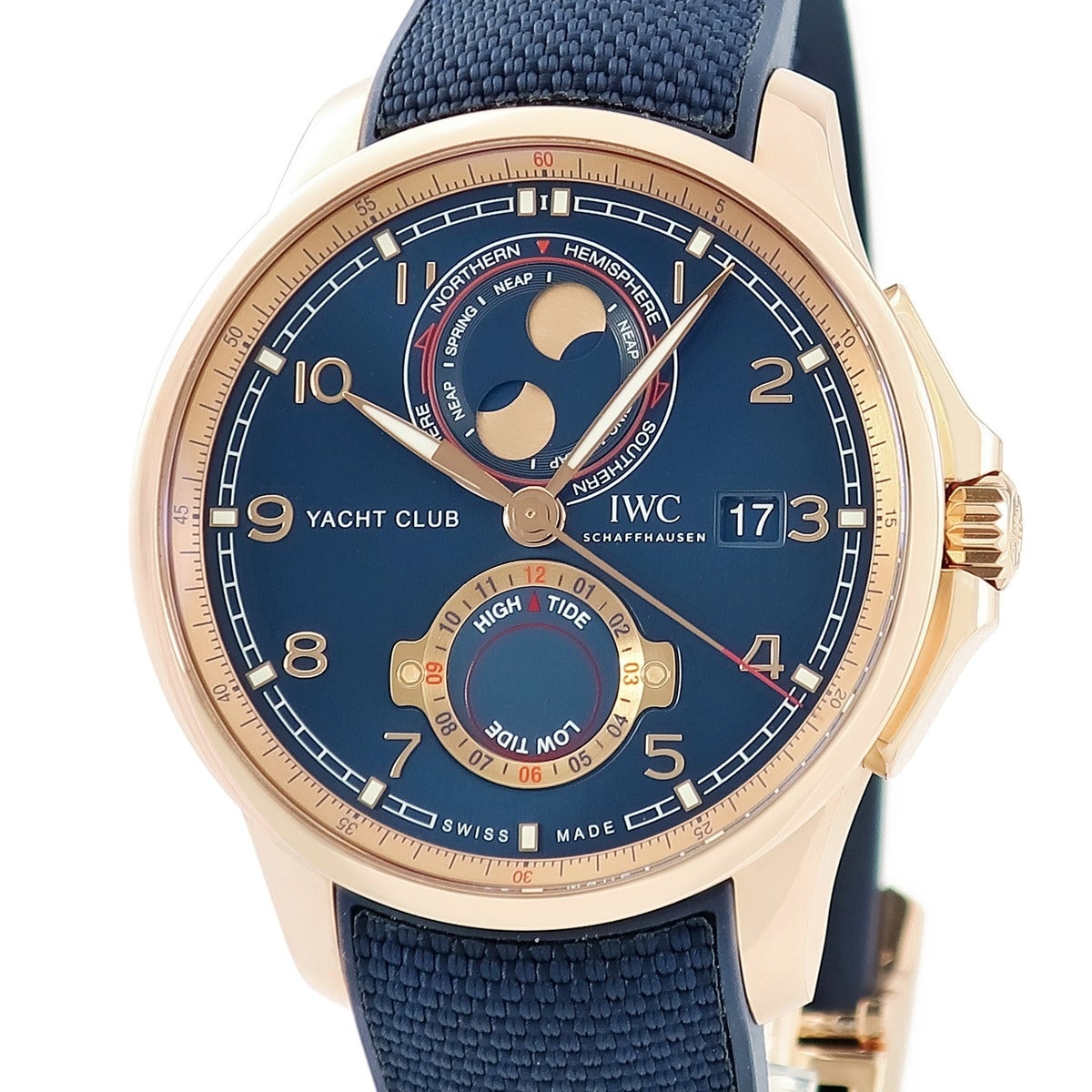 IWC IWC ポルトギーゼ ヨットクラブ ムーン&タイド IW344001 K18RG無垢