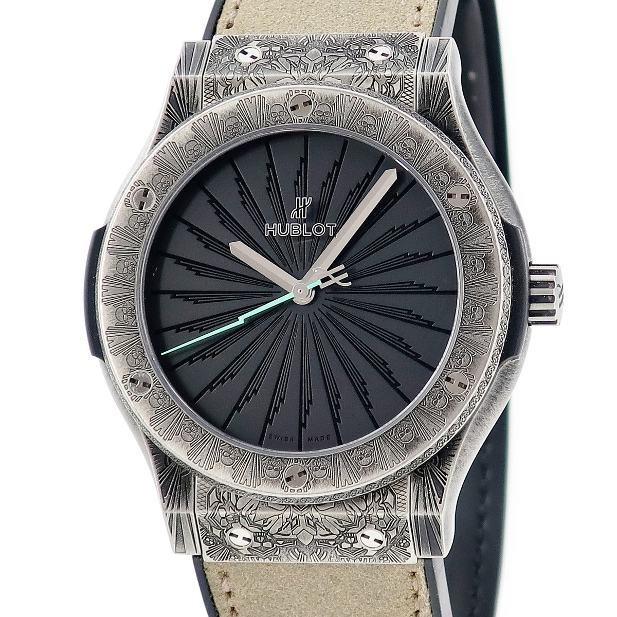 ゆや オーランド ブルズ セット ウブロ HUBLOT クラシック フュージョン チタニウム ワイルド