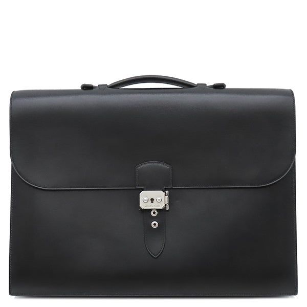HERMES サックアデペッシュ41 ボックスカーフ エルメス HERMES ビジネスバッグ サックアデペッシュ 41 ボックス