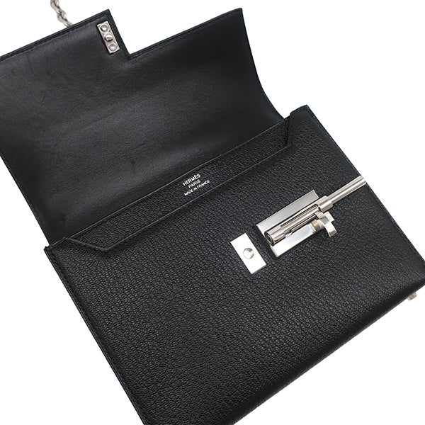 エルメス HERMES ショルダーバッグ ヴェルー チェーン ミニ シェーブル