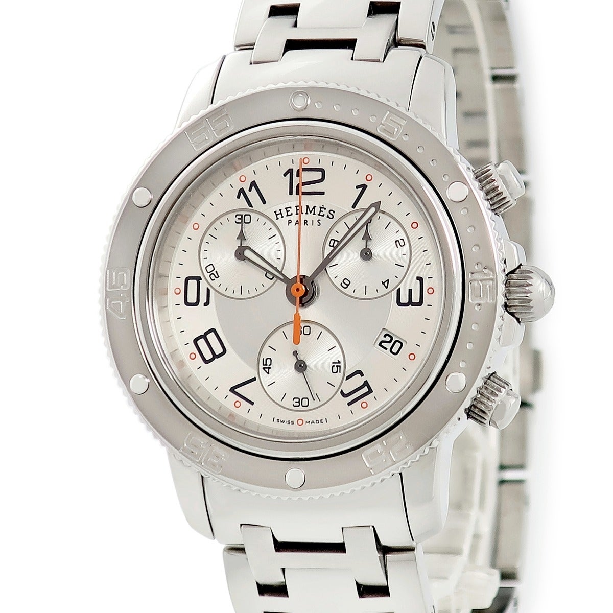 エルメス HERMES クリッパー ダイバー クロノグラフ CL2.310 黒