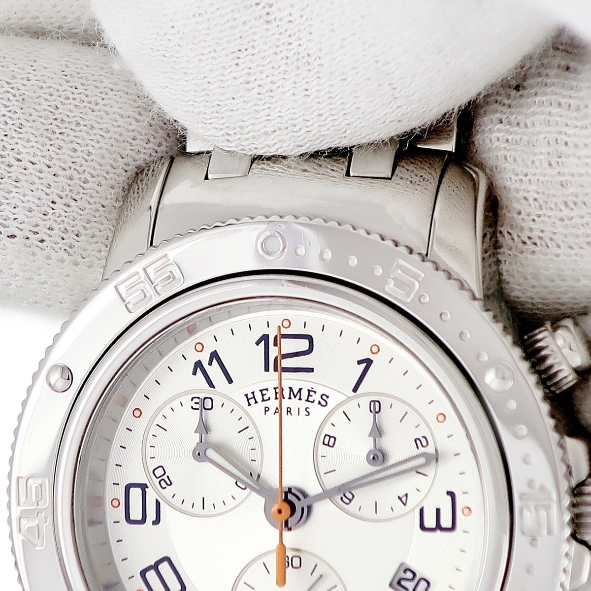 エルメス HERMES クリッパー ダイバー クロノグラフ CP2.410 スモール