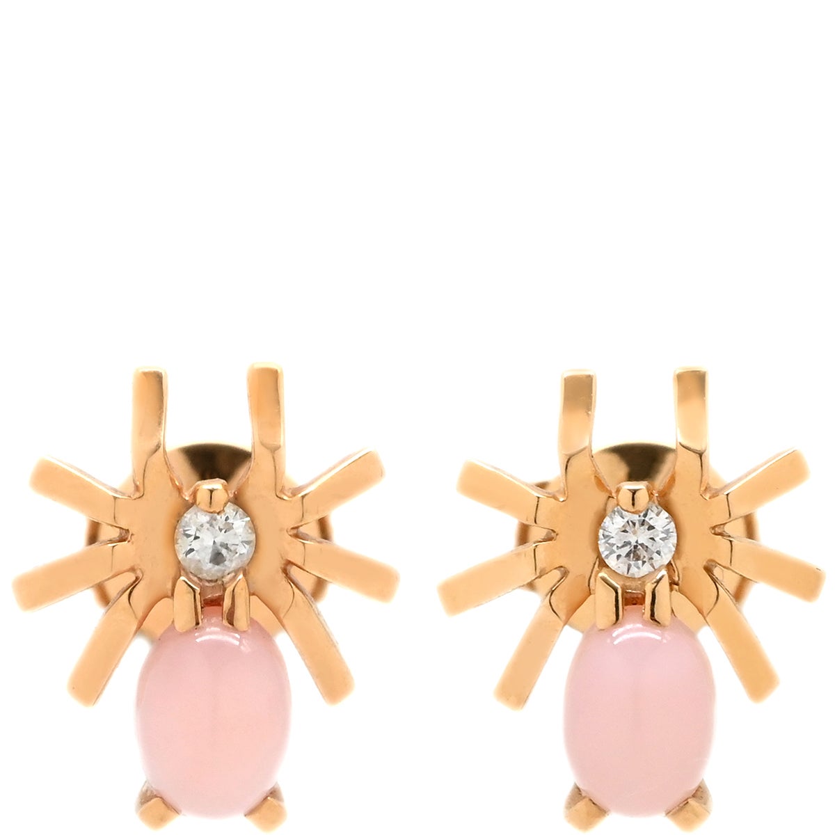 ショーメ CHAUMET ピアス アトラップ モア ビー ピンク×ピンクゴールド