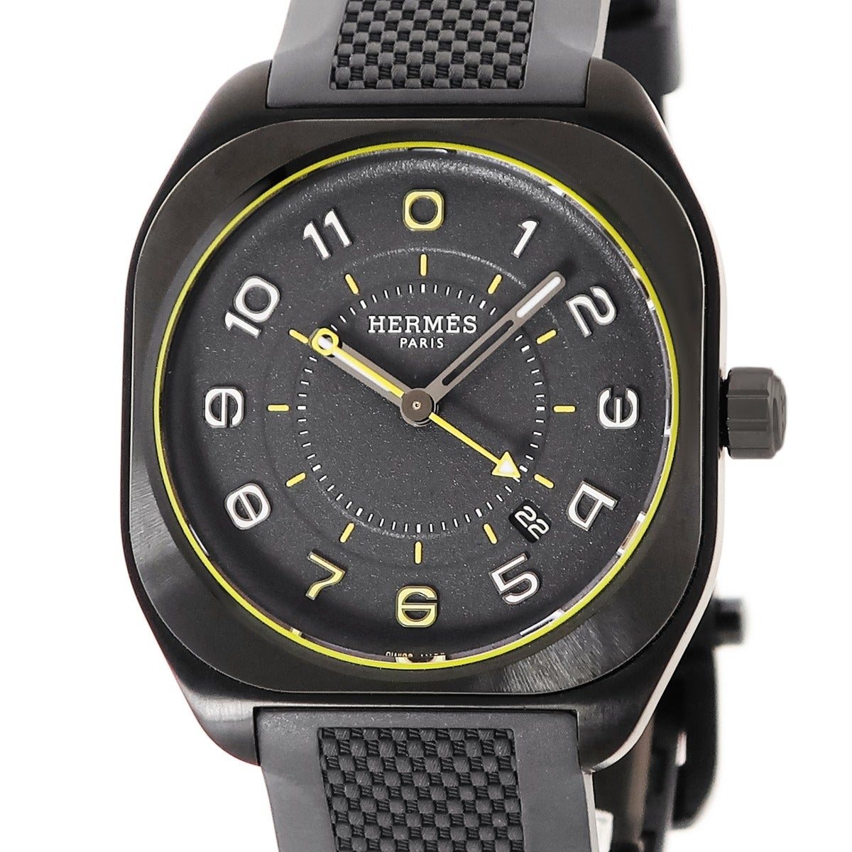 エルメス HERMES H08 SP1.741d 新品同様 チタン ブラック グレー