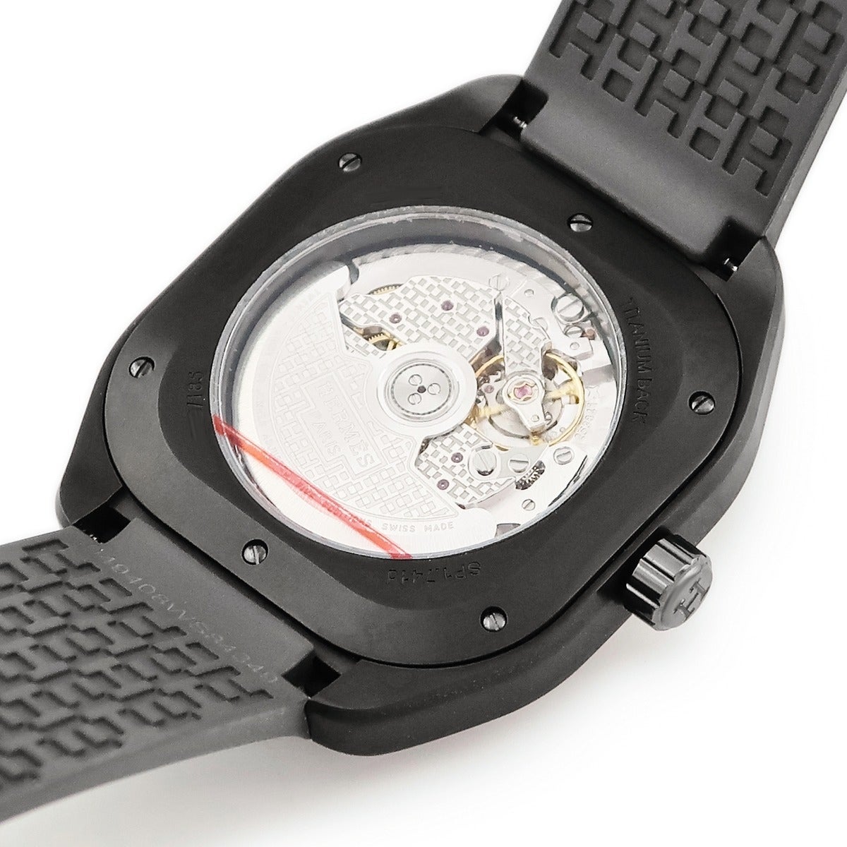エルメス HERMES H08 SP1.741d 新品同様 チタン ブラック グレー