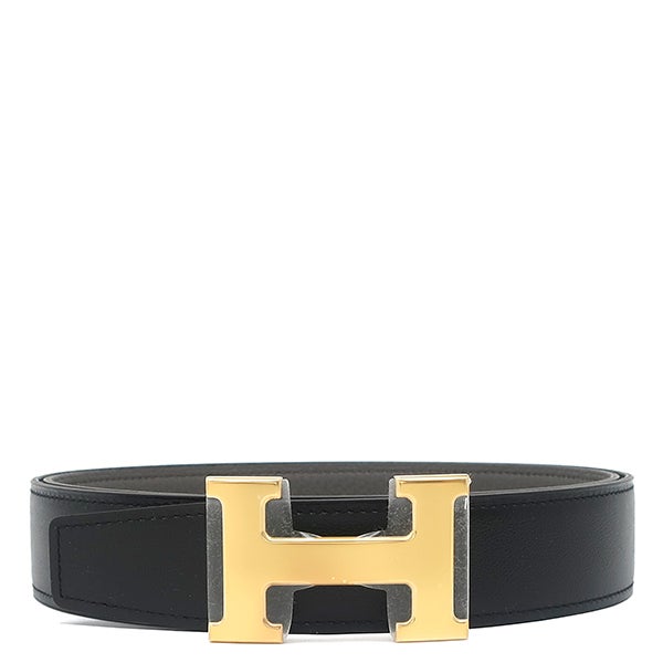 エルメス HERMES ベルト コンスタンスH #95 トゴ ボックスカーフ ブラック×ゴールド #95 シルバー金具 新品 未使用 Hバックル リバーシブル キット 2025年製 K 【箱】【中古】 エルメス HERMES ベルト コンスタンスH #95 トゴ ボックスカーフ
