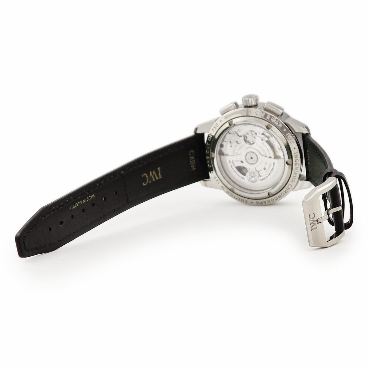 IWC インヂュニア クロノグラフ W125 IW380701 シルバー スモールセコンド デイト 限定 自動巻き メンズ 腕時計 IWC IWC インヂュニア クロノグラフ W125 IW380701 シルバー スモール
