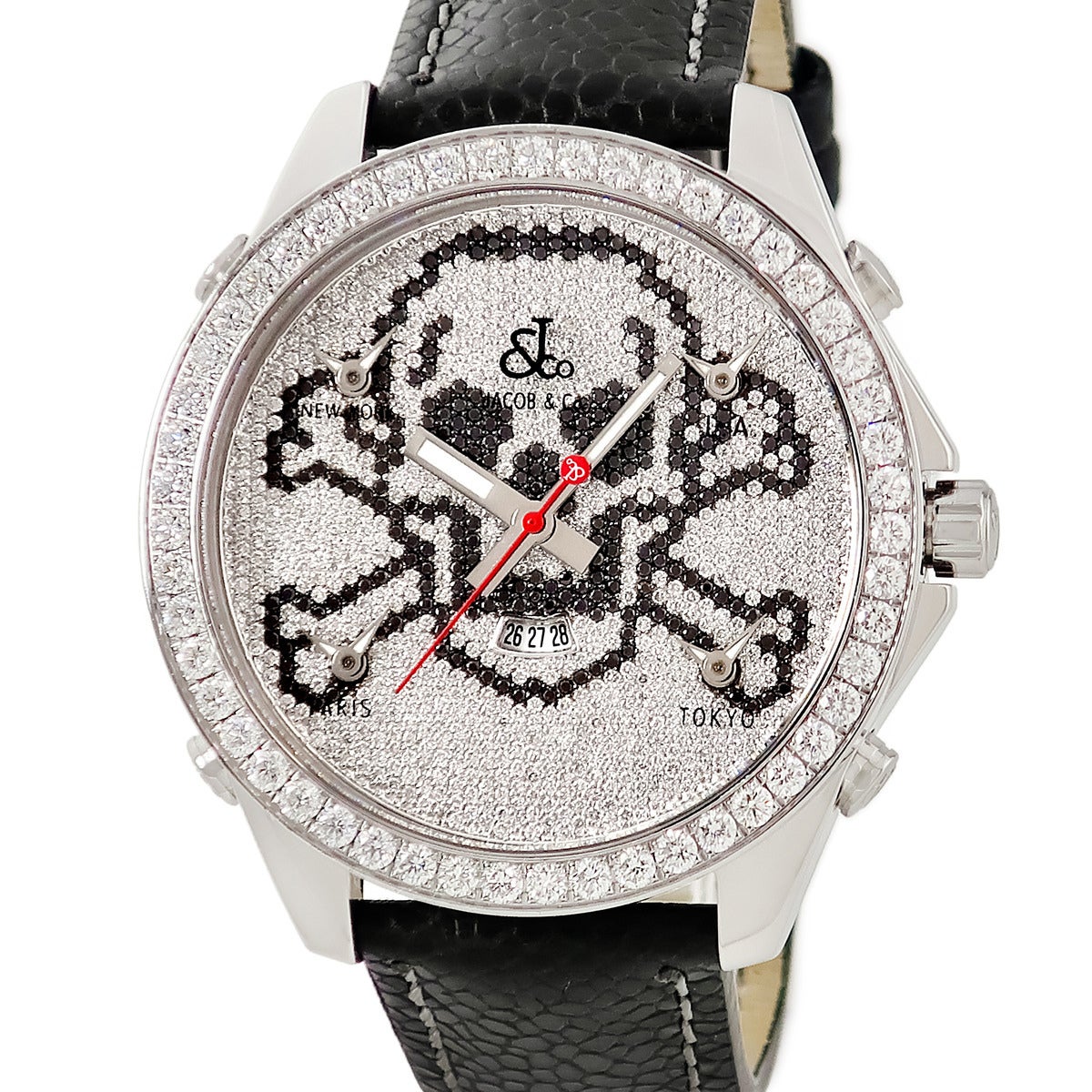 ロジェデュブイ ROGER DUBUIS 腕時計パーツ クロコダイル ブラック