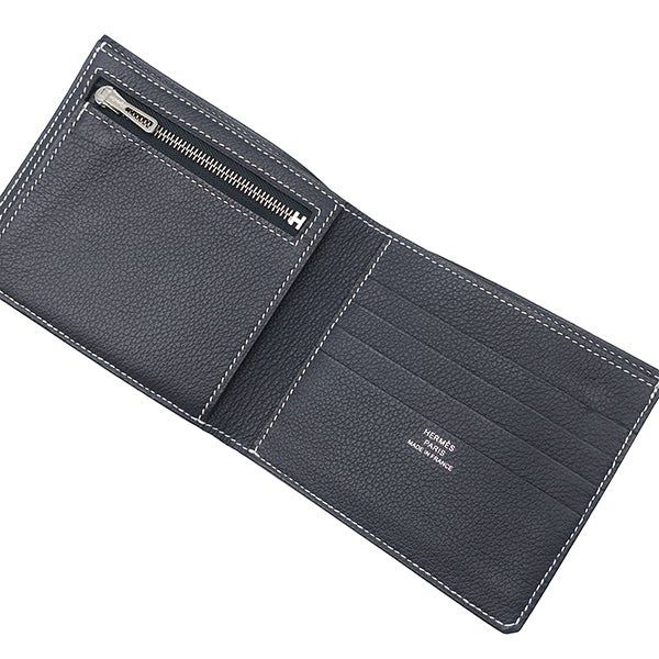 エルメス HERMES 二つ折り財布 Hセリエ コンパクト エバーカラー