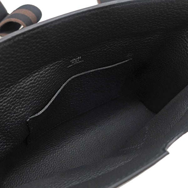 エルメス HERMES ショルダーバッグ ヴィドポッシュ トゴ ブラック