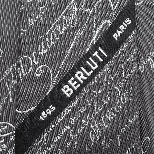 ベルルッティ BERLUTI ネクタイ クラシック スクリットパターン タイ