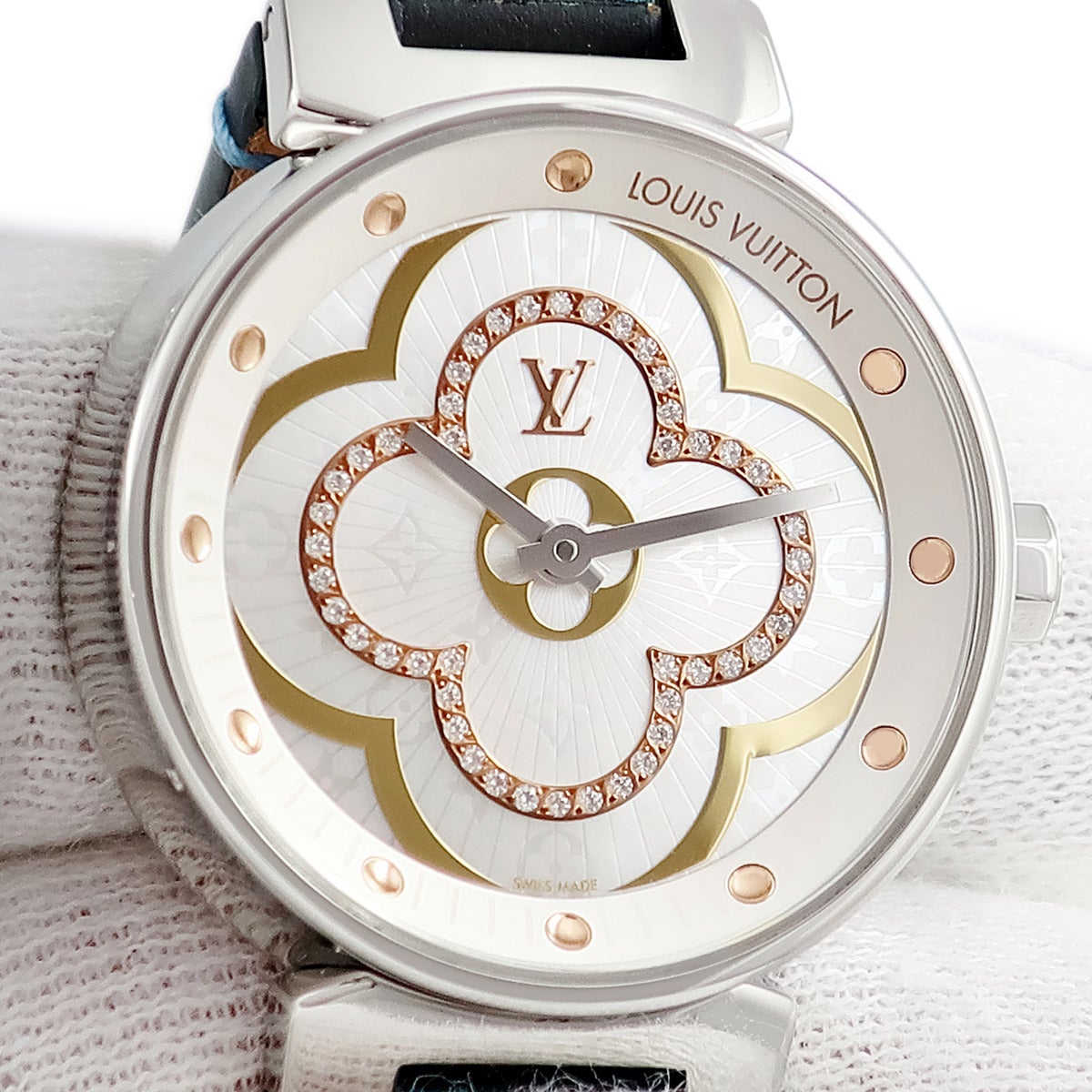 ルイヴィトン LOUIS VUITTON タンブール ムーン ディヴァイン QA017Z