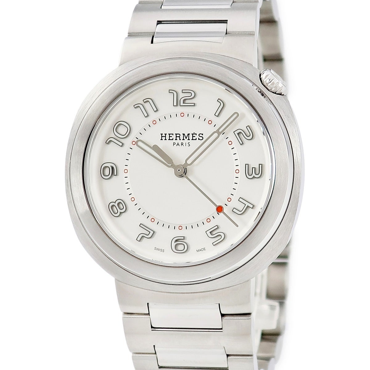 エルメス HERMES エルメスカット GM 36mm SD1.510 アラビア 夜光
