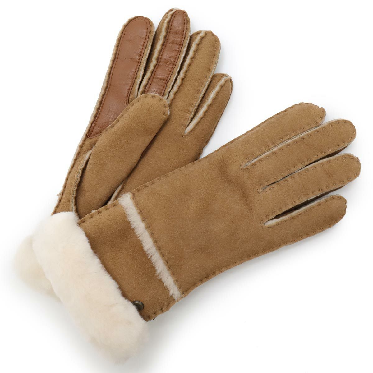 アグ 手袋/グローブ レディース シープスキン シームド スマートフォン