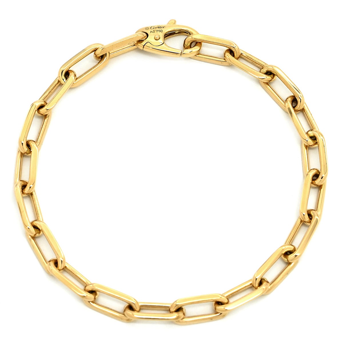 正規品 Cartier ゴールドチェーンブレスレット 難あり カルティエ Cartier ブレスレット サントス ドゥ カルティエ イエロー