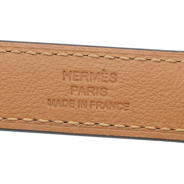 エルメス HERMES ベルト ケリー 18 ヴォーエプソン ブラック ピンク
