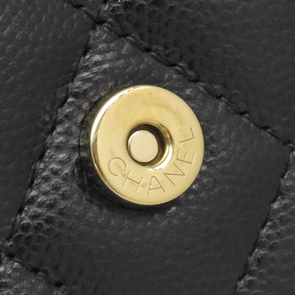シャネル CHANEL チェーンウォレット ミニ チェーンクラッチ キャビア