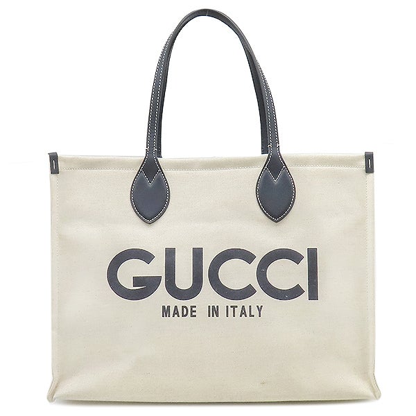 グッチ GUCCI クラッチバッグ ロゴプリント キャンバス レザー