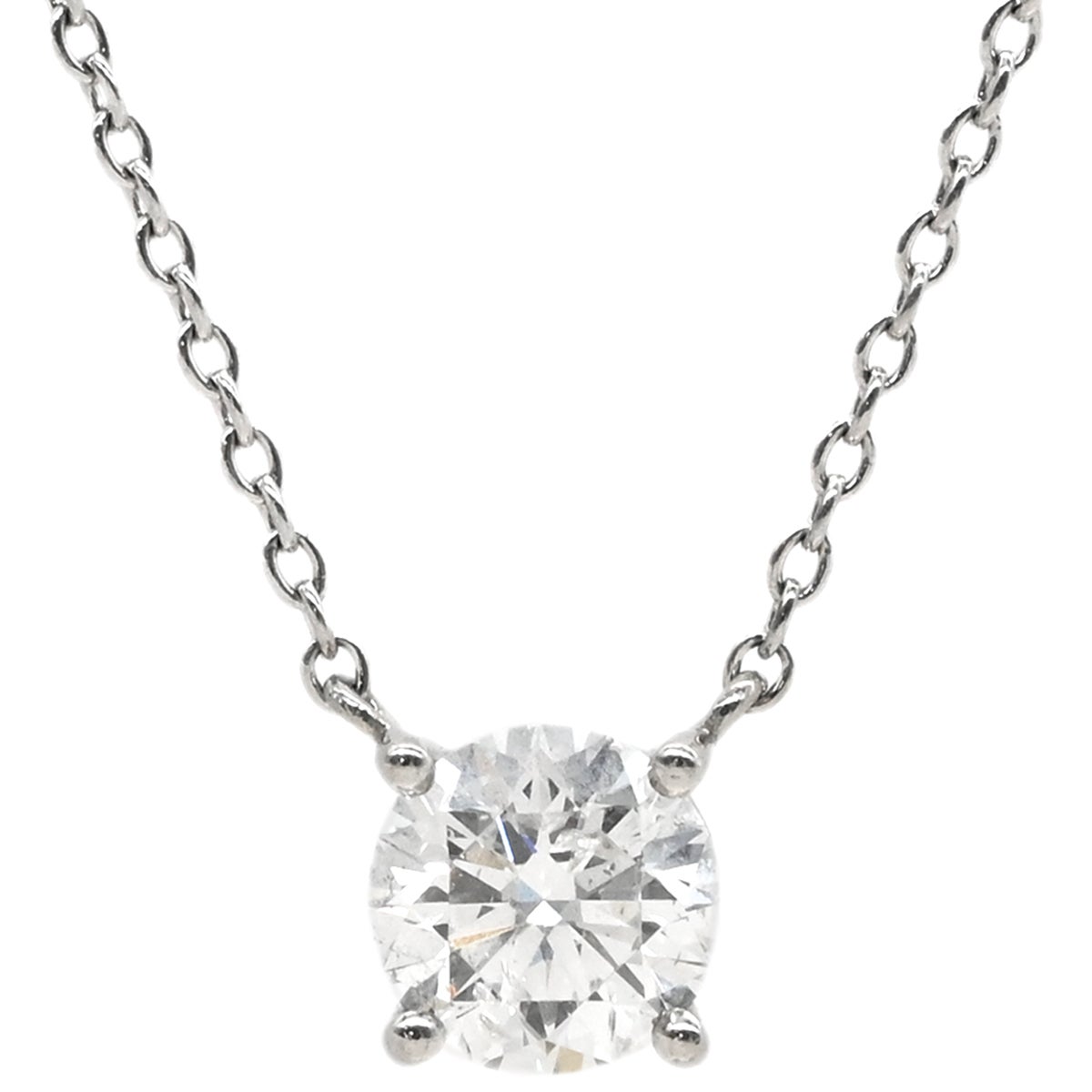 Ｐt900.850【WISP】ダイヤモンドネックレス/ダイヤ綺麗/ウィスプ ウィスプ WISP ネックレス ダイヤモンド 0.546ct プラチナシルバー 1P