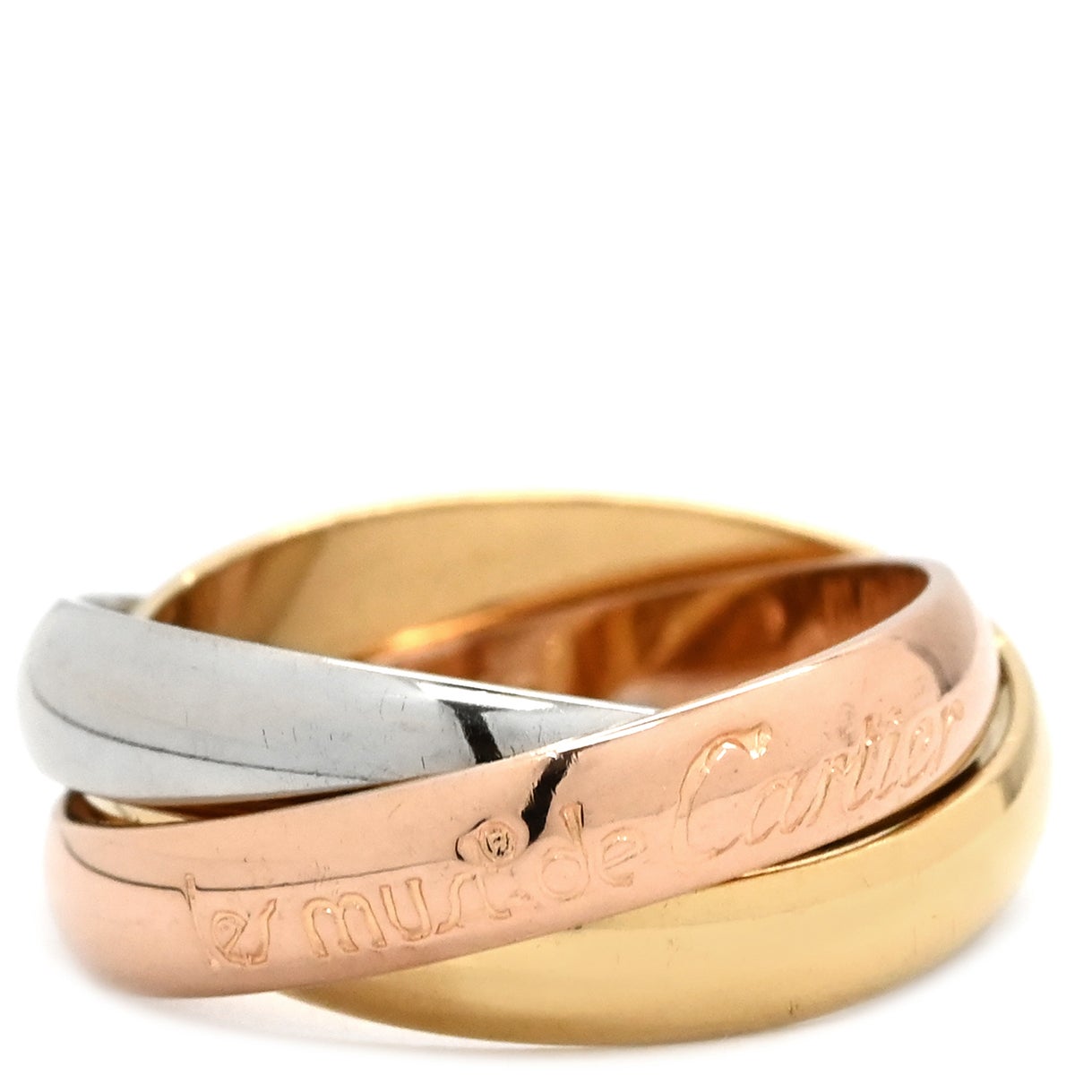 リング トリニティ カルティエ Cartier #49 指輪 3連リング カルティエ 