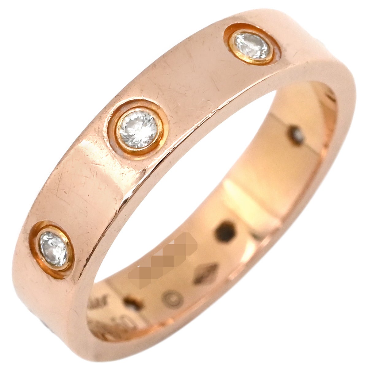 カルティエ Cartier リング 指輪 LOVE ミニラブリング フルダイヤ