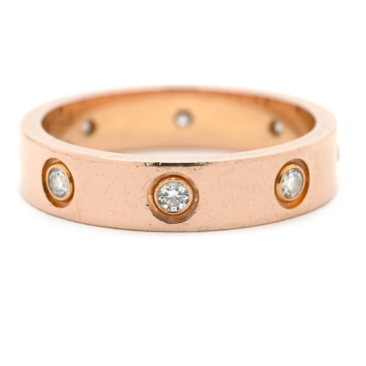 カルティエ Cartier リング 指輪 LOVE ミニラブリング フルダイヤ