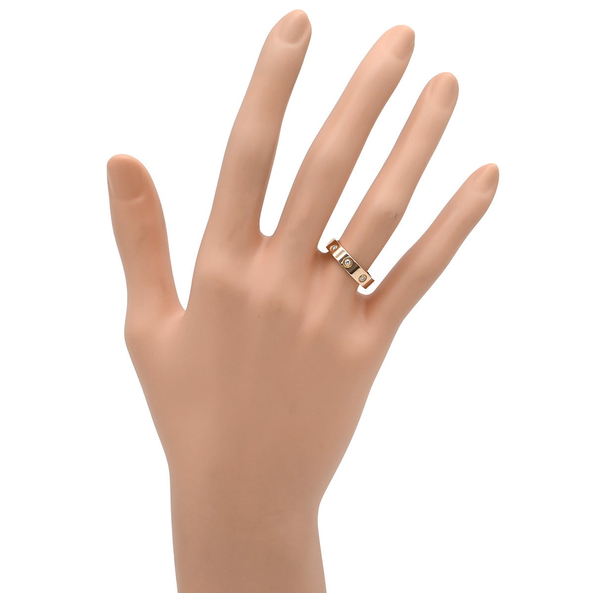 カルティエ Cartier リング 指輪 LOVE ミニラブリング フルダイヤ