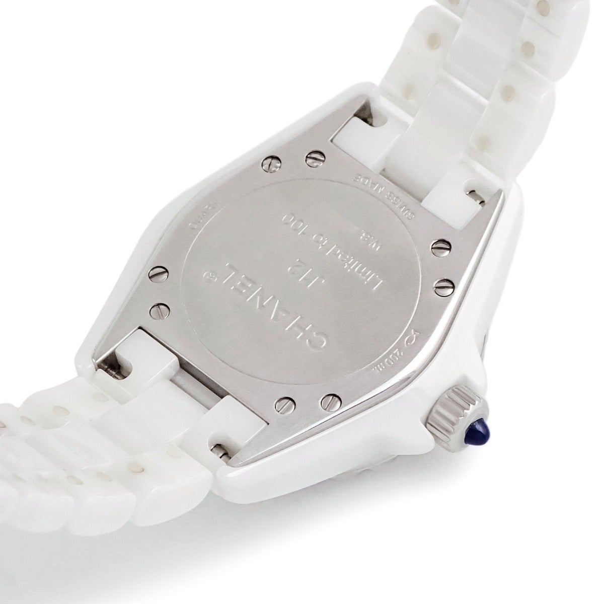 シャネル CHANEL J12 H2541 サファイア ホワイト セラミック 逆回転
