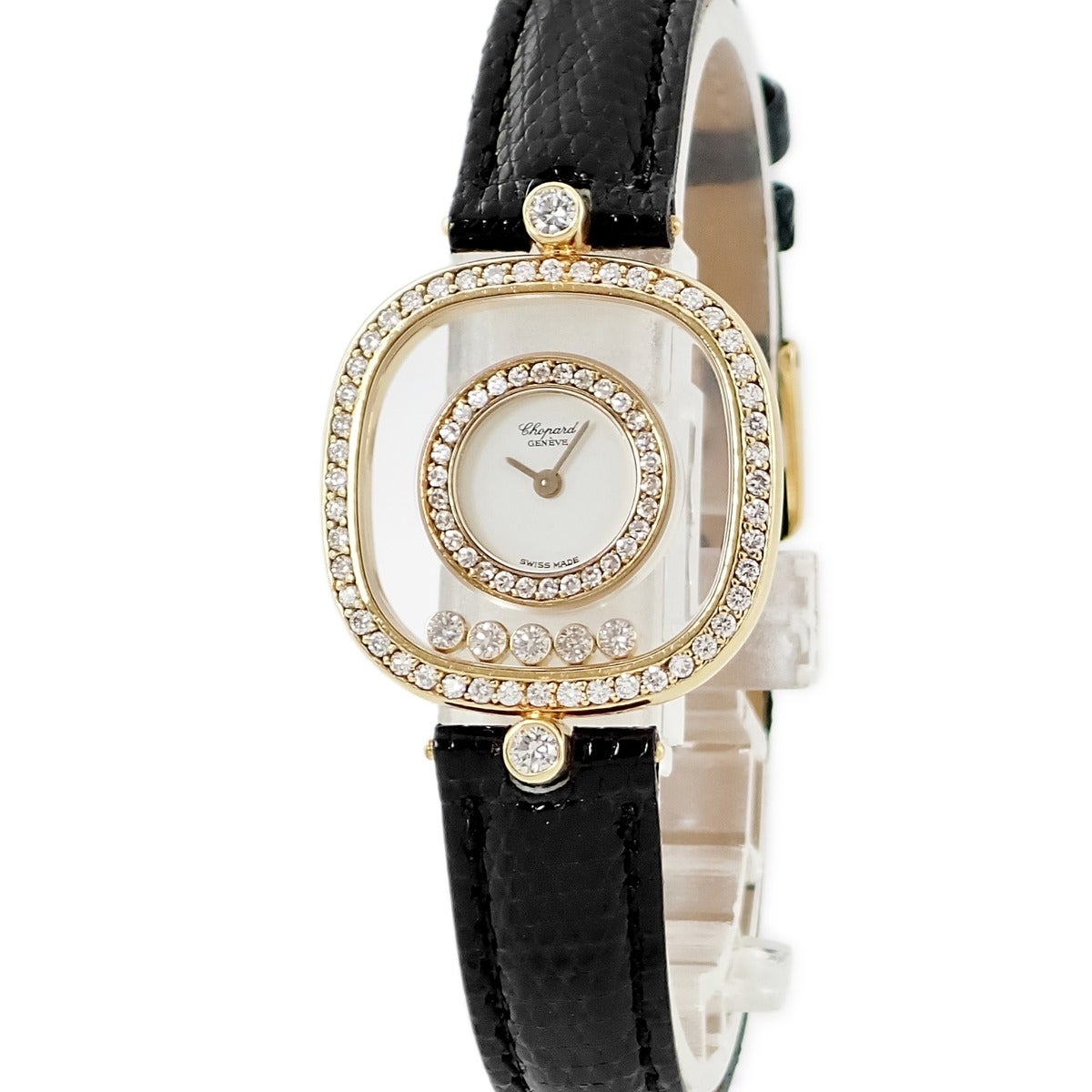 ショパール CHOPARD ハッピーダイヤモンド 20/3957 K18YG無垢 純正