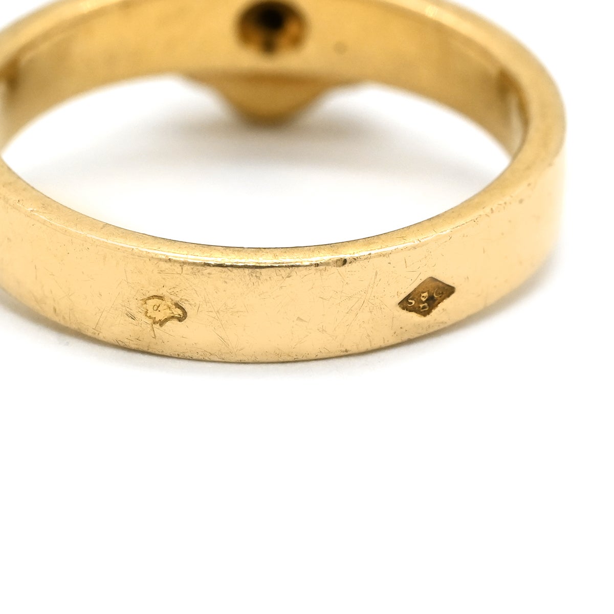 シャネル CHANEL リング 指輪 カメリア ダイヤ イエローゴールド 18K