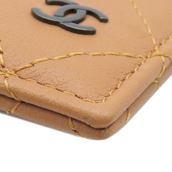 シャネル CHANEL カードケース ココマーク マトラッセ フラグメント