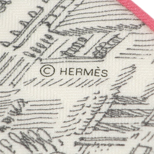 エルメス Hermes ストール カレ140 カレジェアン カシミヤ シルク