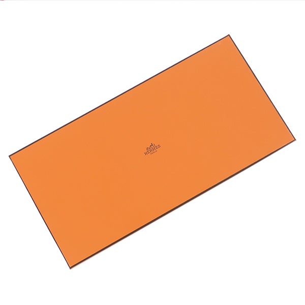 新品！エルメス！　オレンジ色 シンプル ストール 未使用タグ付き エルメス Hermes ストール カレ140 カレジェアン カシミヤ シルク