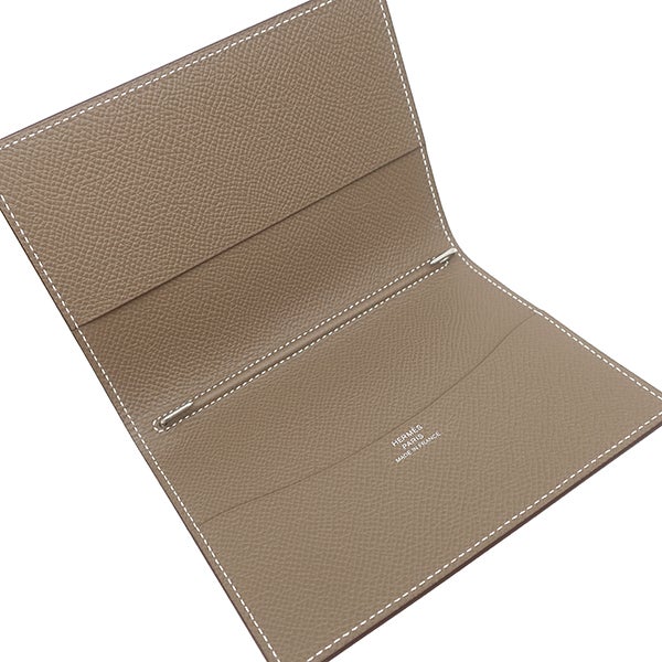 エルメス Hermes 手帳カバー アジェンダ GM ヴォーエプソン エトゥープ