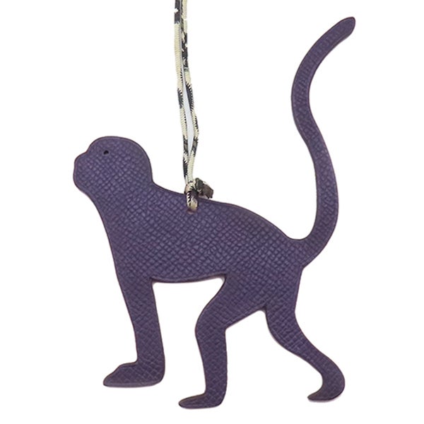 エルメス HERMES バッグチャーム プティアッシュ サル ヴォーエプソン